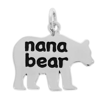 Rembrandt Nana Bear Sterling Silver Pendant