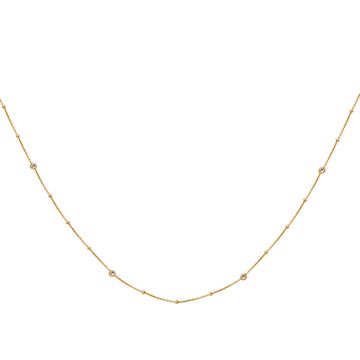 Midas Yellow Tone Sterling Silver Chain