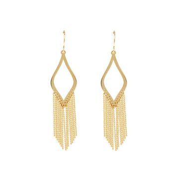 Midas 14k Yellow Gold Marquise Earrings