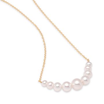 Mastoloni Graduated Pearl Chain Necklace