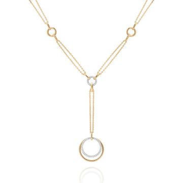 Gumuchian Moon Phase 18k Two Tone Gold Diamond Convertible Necklace