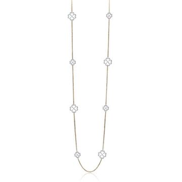 Gumuchian G. Boutique 18k Two Tone Gold Diamond Kelly Necklace