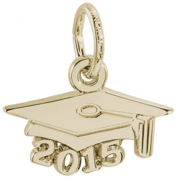 14k Gold Grsd Cap 2015  Charm