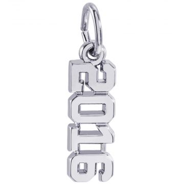 Sterling Silver "2016" Charm